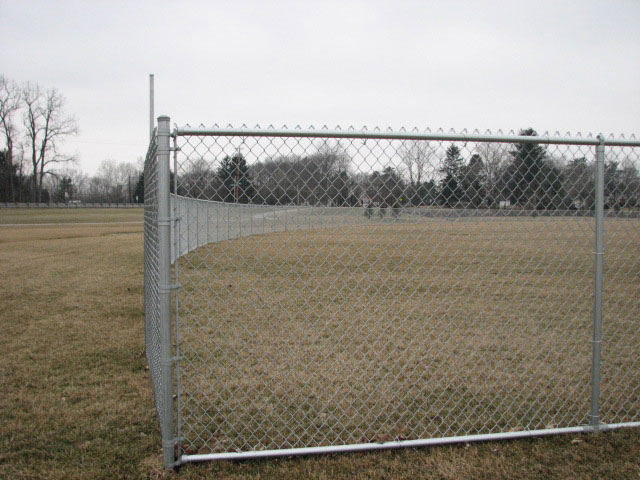 Commercial chainlink fence by Pickens Fence