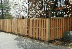 Shadowbox privacy fence Little Turtle, Westerville