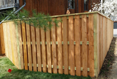 Shadowbox privacy fence Little Turtle, Westerville